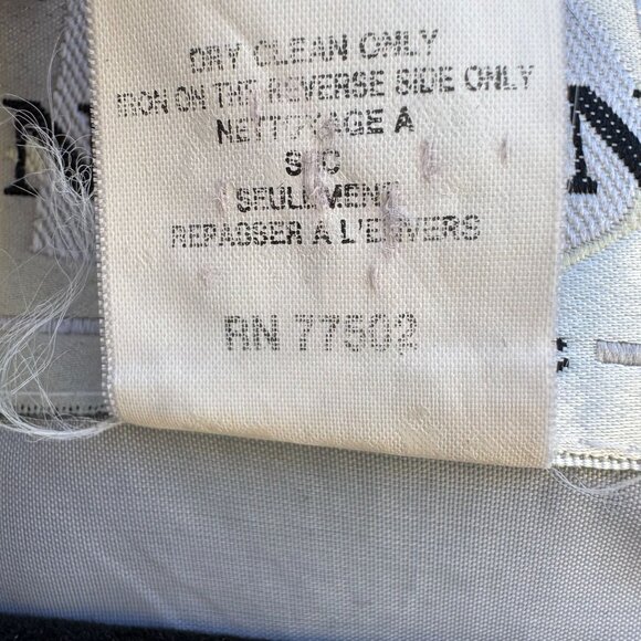 NO! Jeans Vintage 90s 80s Embroidered Knit Linen Cardigan House Of Windsor Crest - Picture 13 of 15